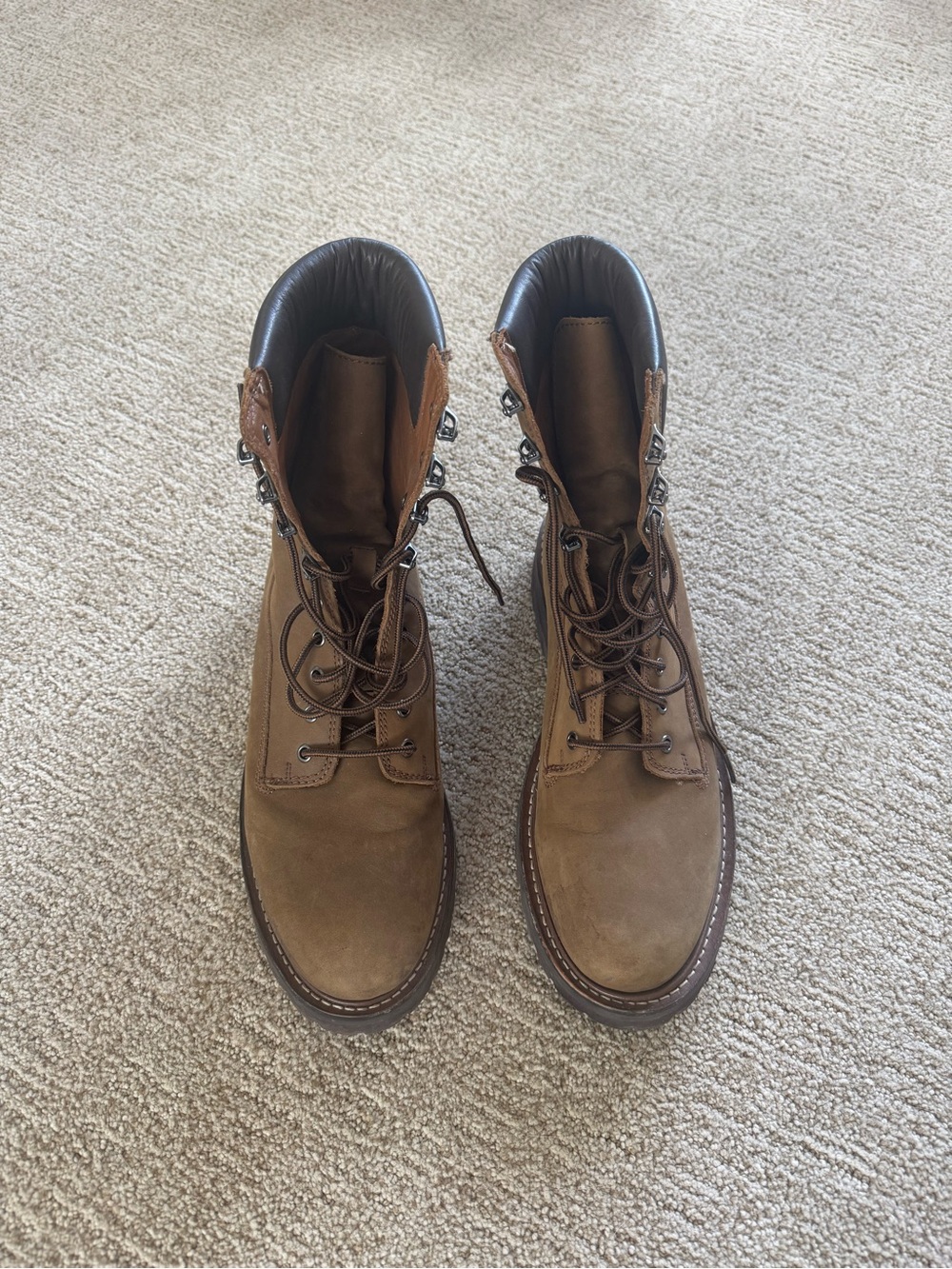 Thursday Boot Company Tan Leather Lace-up Boots